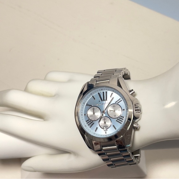 Michael Kors Bradshaw Chronograph Blue Ladies Watch ✨️